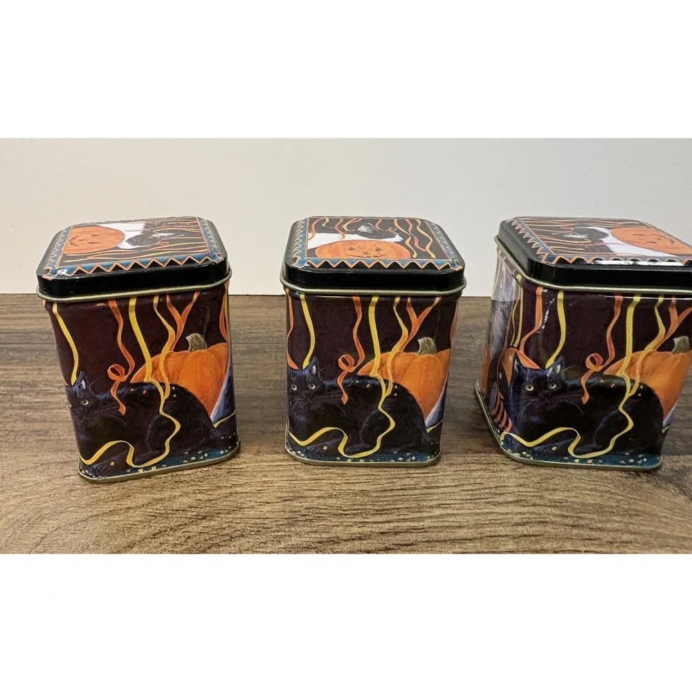 Vintage Lot Of 3 Halloween Cat 3